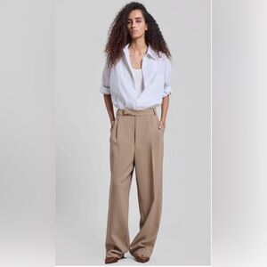 The Frankie Shop Tailored Trousers in Tan